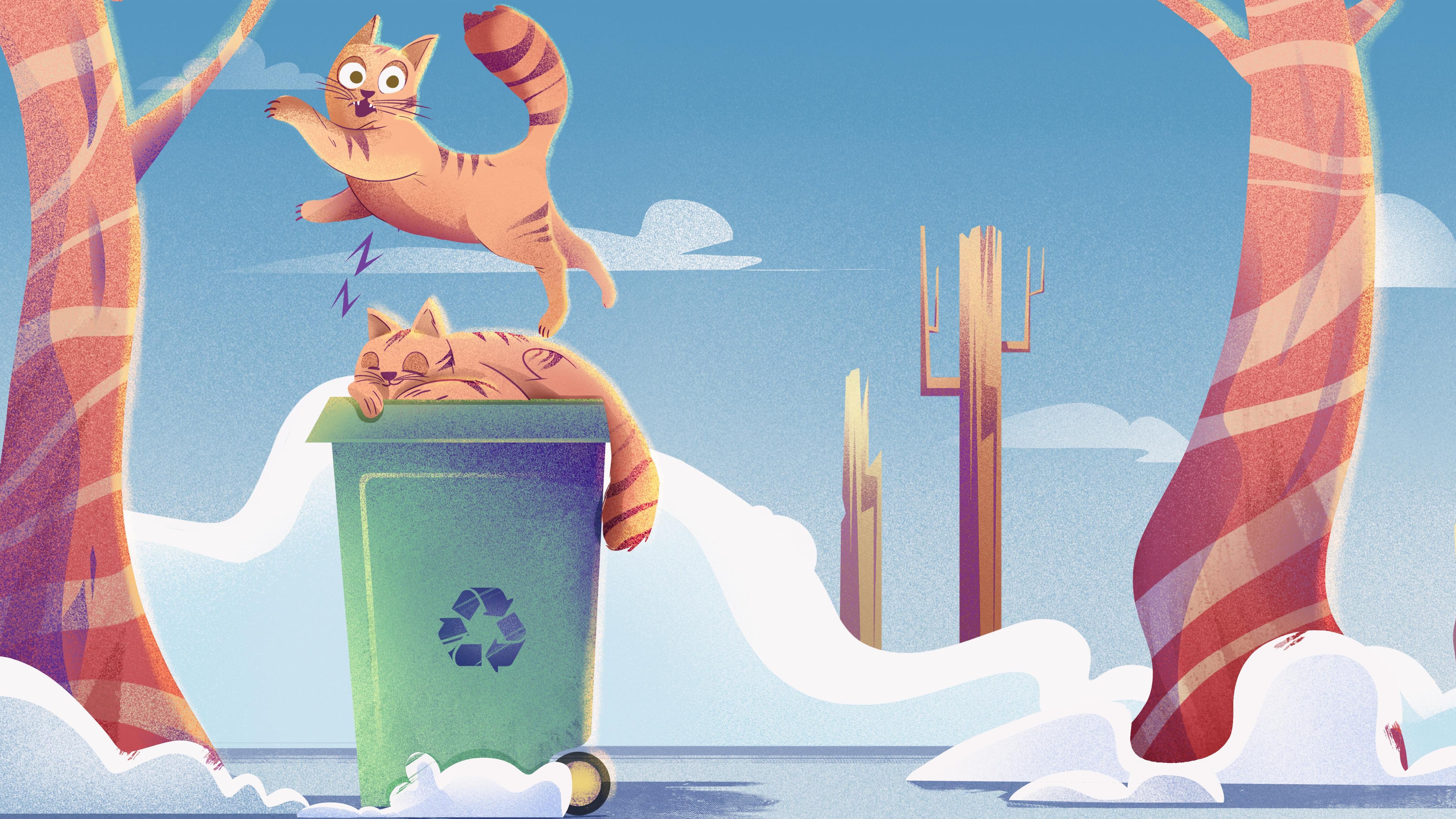 Ahmet Iltas Recycle Cat Nerd Productions Illustration - Nerd Blog - Introducing... Ahmet Iltas