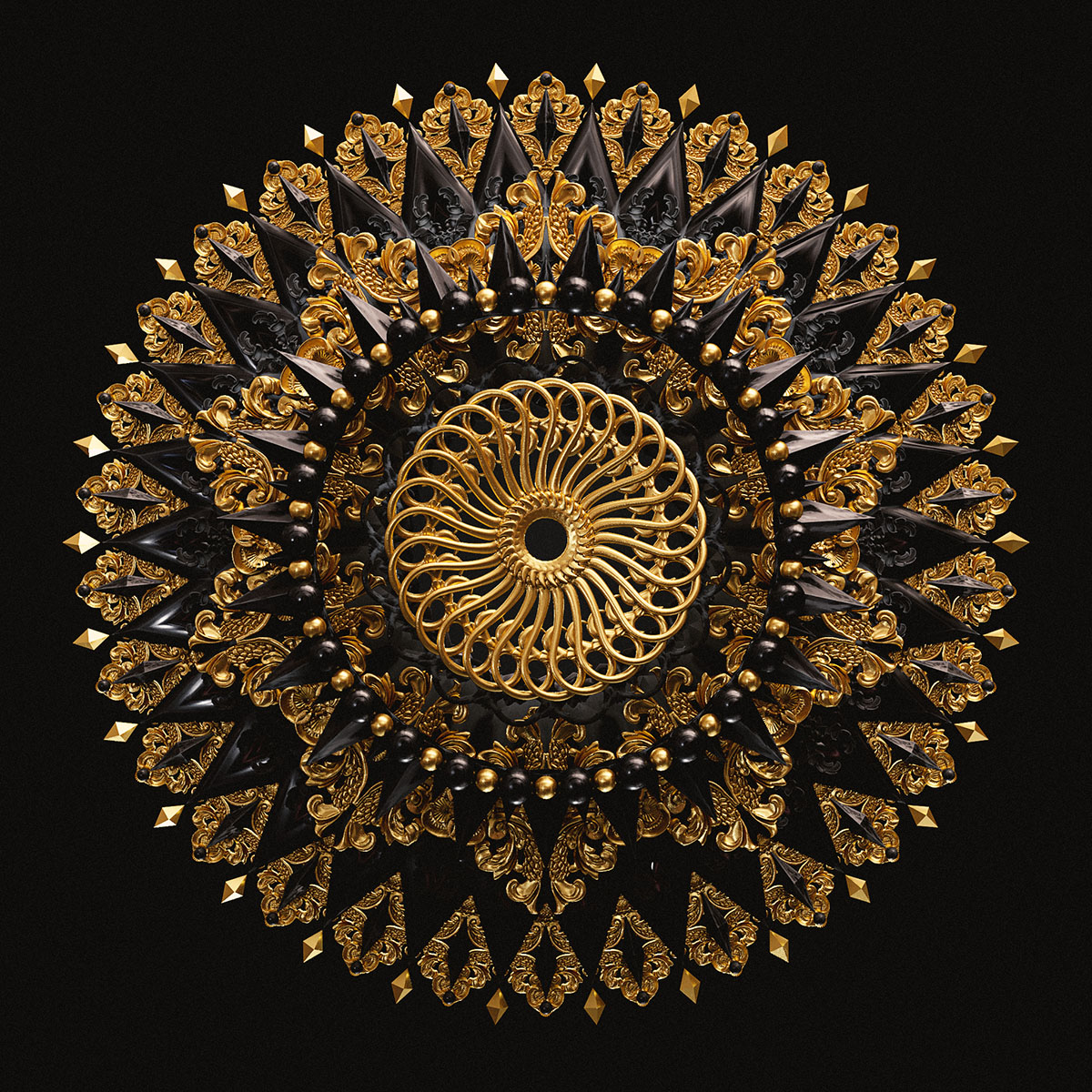 Billelis Mandala Illustration 3D 3 NERD Productions 2 - NERD Blog - Introducing... 3D Illustrator, Billelis