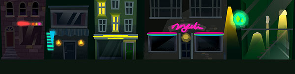 Lilian Darmono Disney Subway Lighting NERD Productions Illustration - NERD Blog - Introducing... Lilian Darmono