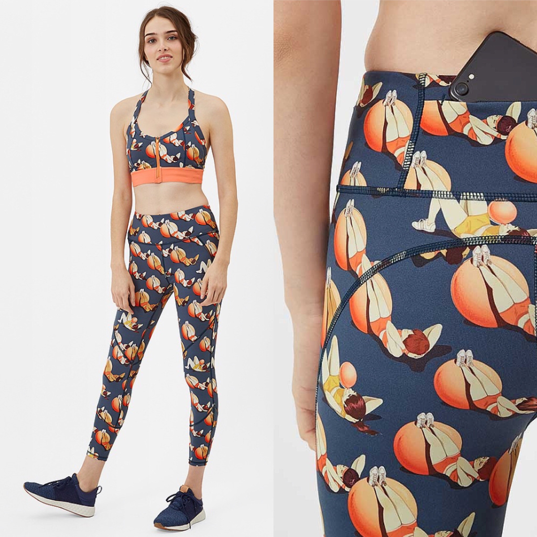 Marcos Chin Sweaty Betty Print Fitness Fashion - Nerd Blog - News: Sweaty Betty X Marcos Chin Print Collection