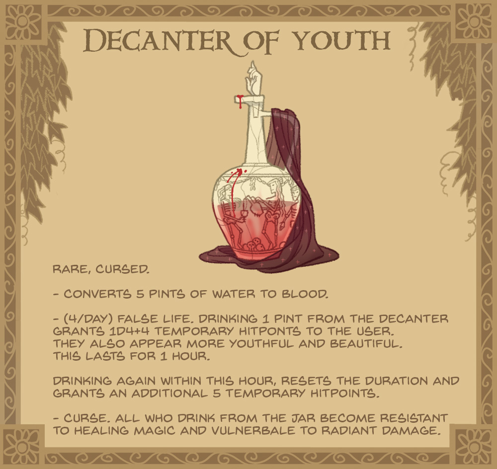 8. Decanter of Youth copy - NERD Blog - Getting Down and NERDy: James Gifford - Dungeons & Dragons