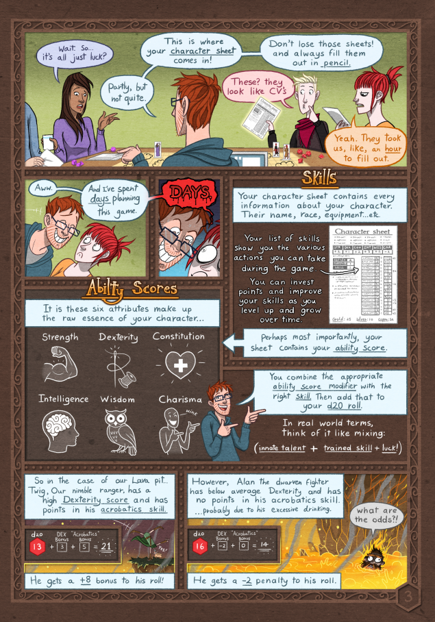 DD Comic Book Page 05 - NERD Blog - Getting Down and NERDy: James Gifford - Dungeons & Dragons