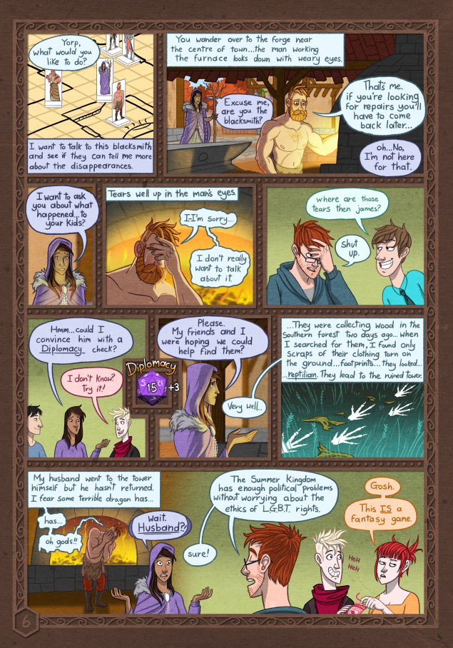 DD Comic Book Page 08 - NERD Blog - Getting Down and NERDy: James Gifford - Dungeons & Dragons