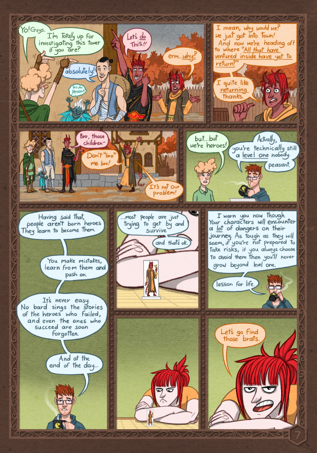 Dd Comic Book Page 09 - Nerd Blog - Getting Down And Nerdy: James Gifford - Dungeons &Amp; Dragons
