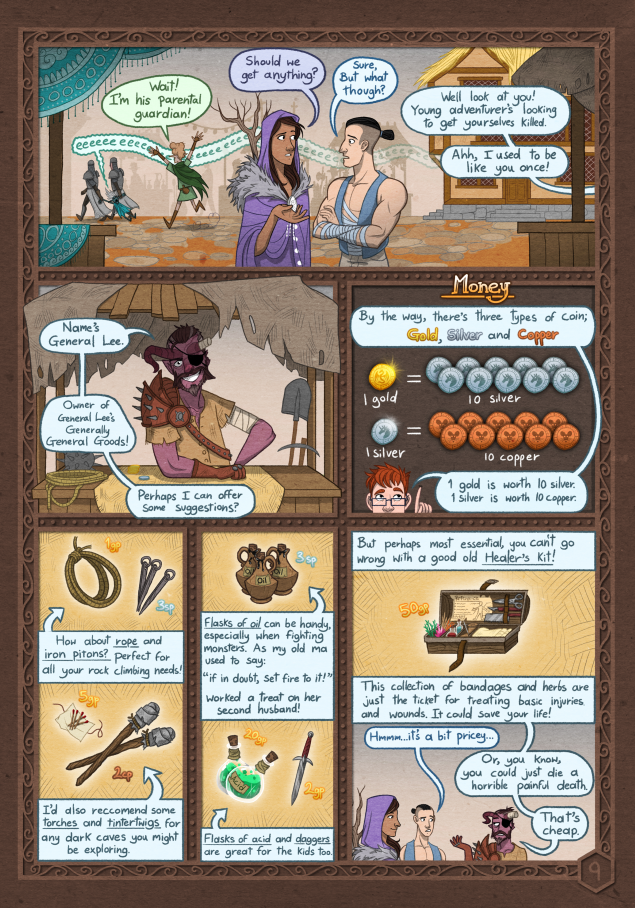 DD Comic Book Page 11 - NERD Blog - Getting Down and NERDy: James Gifford - Dungeons & Dragons