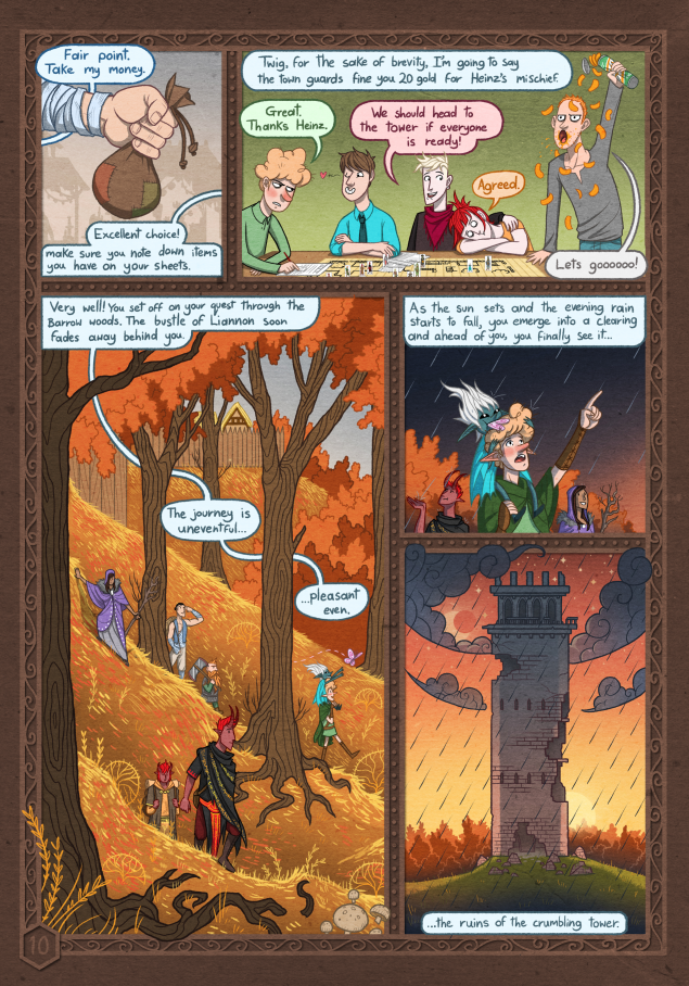 DD Comic Book Page 12 - NERD Blog - Getting Down and NERDy: James Gifford - Dungeons & Dragons