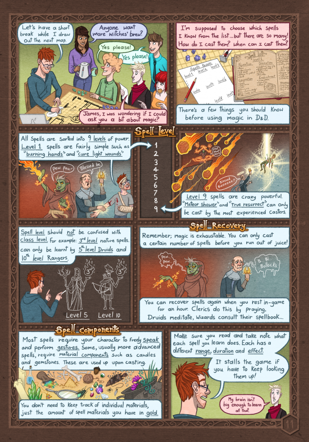 DD Comic Book Page 13 - NERD Blog - Getting Down and NERDy: James Gifford - Dungeons & Dragons
