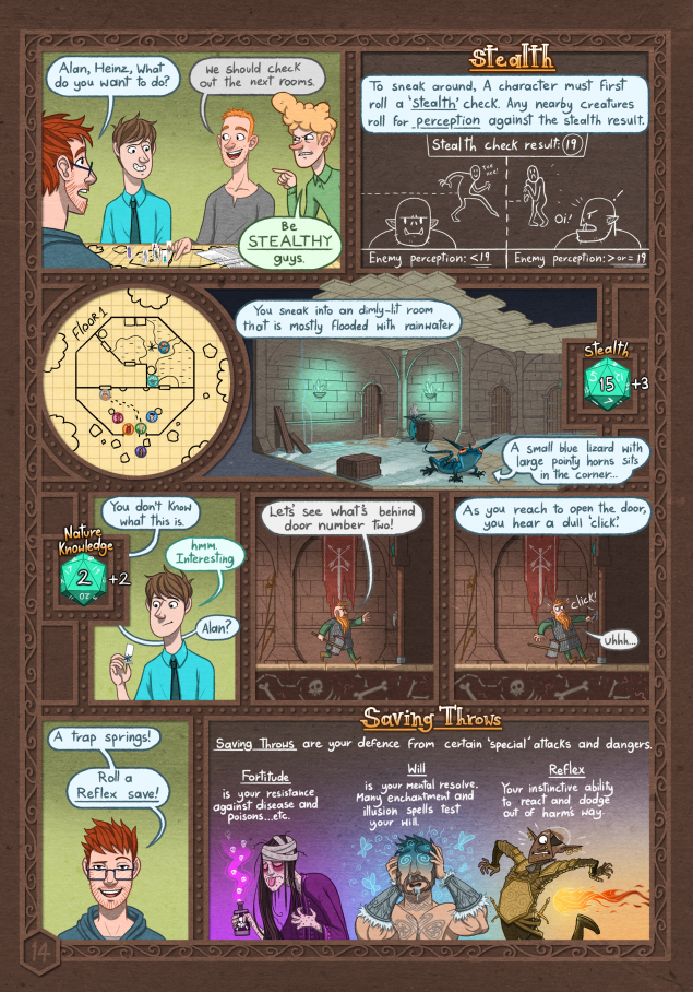 DD Comic Book Page 16 - NERD Blog - Getting Down and NERDy: James Gifford - Dungeons & Dragons