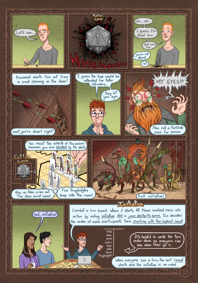 DD Comic Book Page 17 - NERD Blog - Getting Down and NERDy: James Gifford - Dungeons & Dragons
