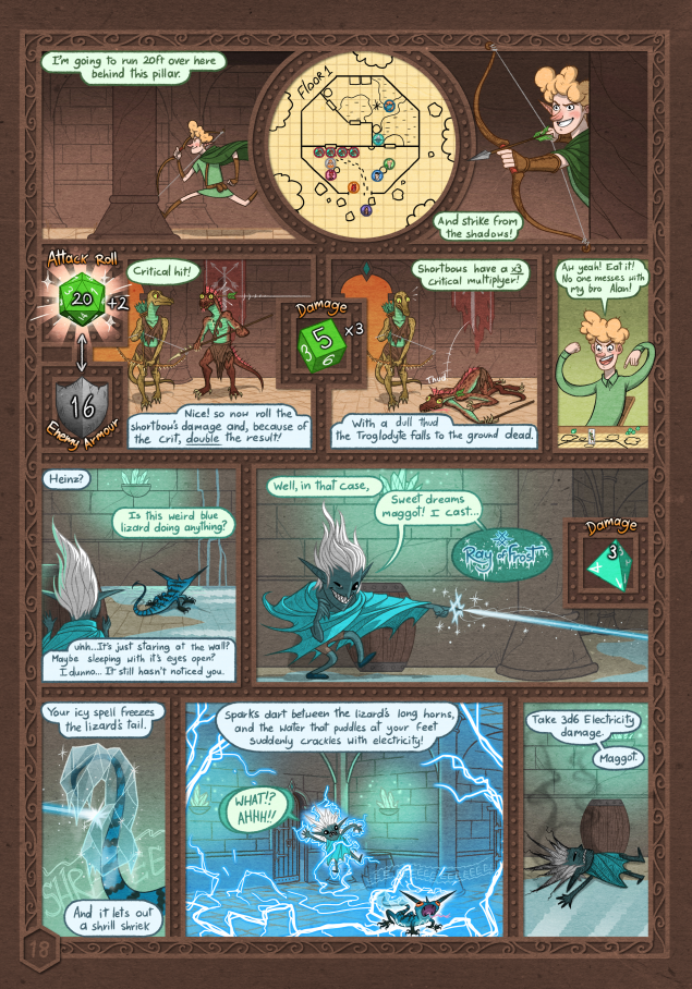 DD Comic Book Page 20 - NERD Blog - Getting Down and NERDy: James Gifford - Dungeons & Dragons