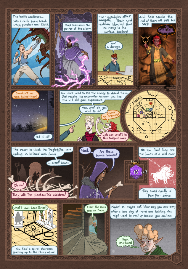 DD Comic Book Page 21 - NERD Blog - Getting Down and NERDy: James Gifford - Dungeons & Dragons