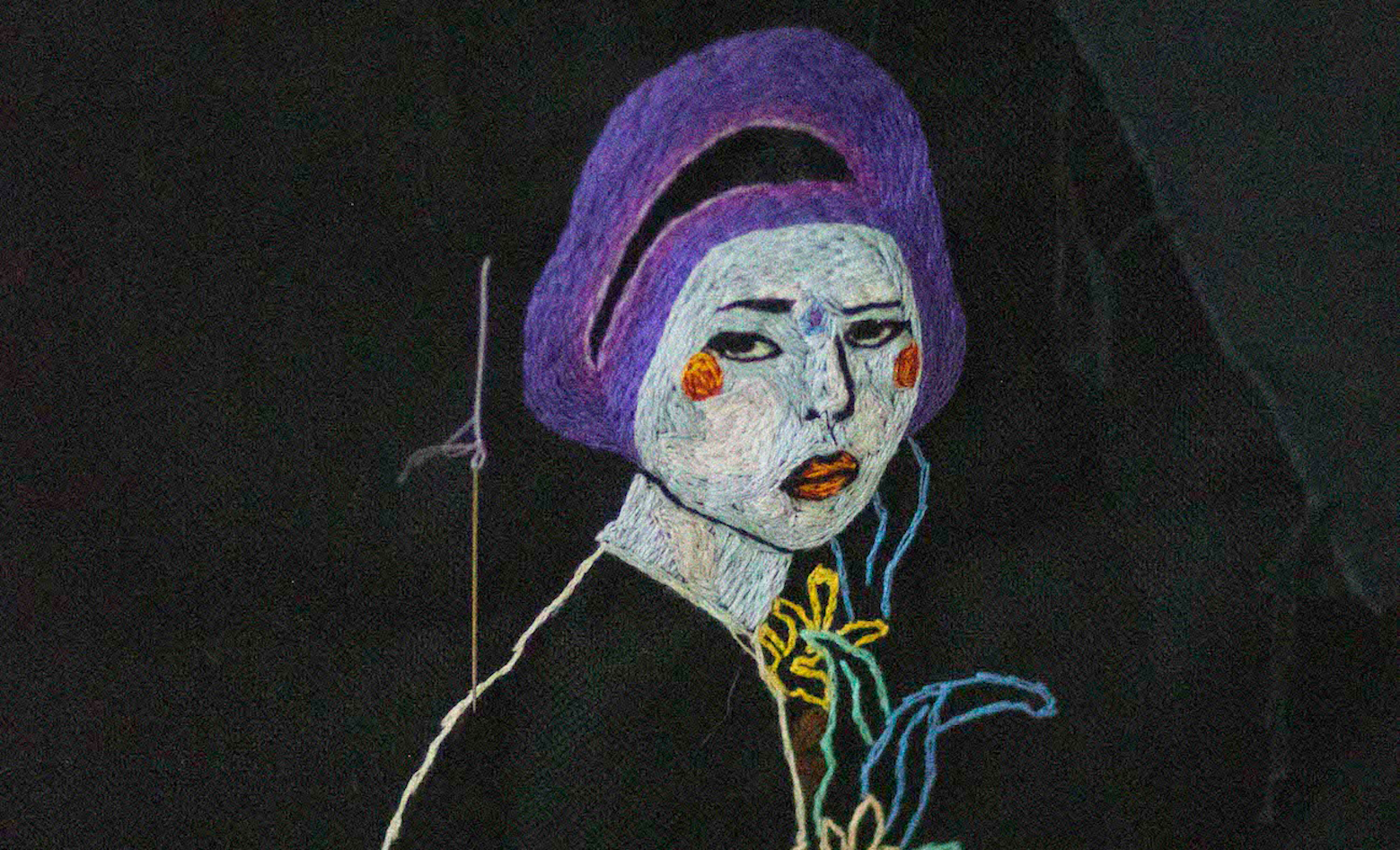Geisha Wip Sml2 1 - Nerd Blog - Getting Down And Nerdy: Brett De Vos - Embroidery