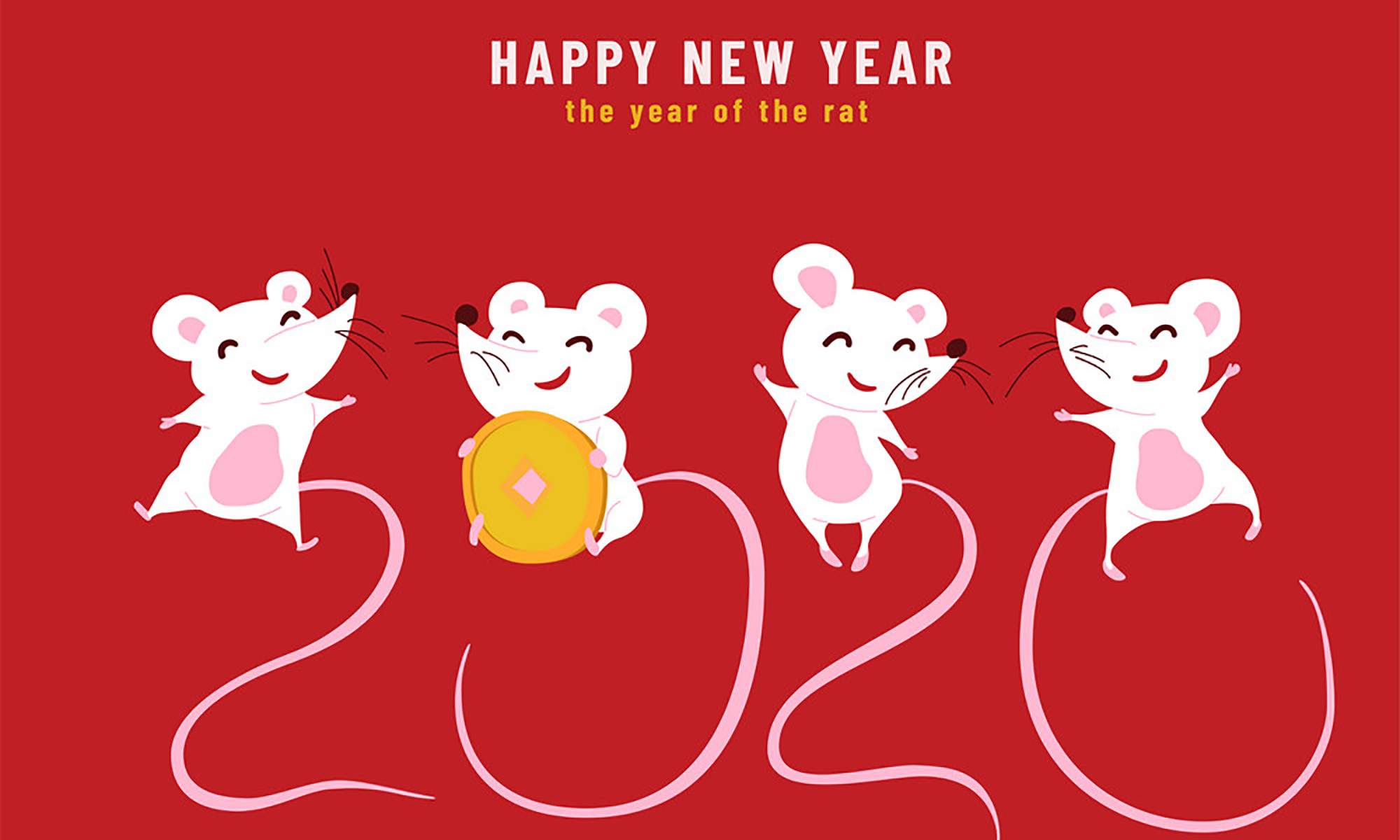 2020 Happy Chinese New Year Year Rat Vector 268381882 - Nerd Blog - Sharon Liu Talks Chinese New Year: 2020 The Year Of The Rat