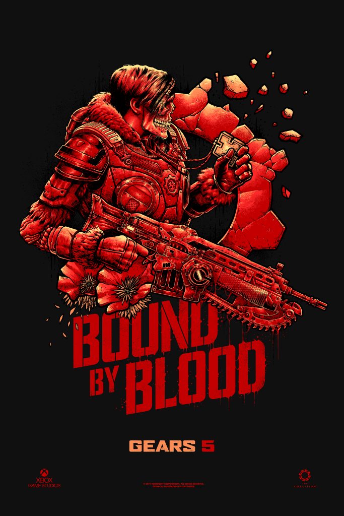 Bound by Blood Poster for Gears 5 by Luke Preece 