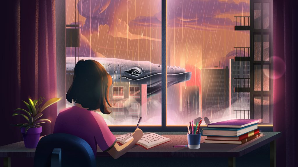 A Visit from Lonely Whale ahmet iltas nerd productions - NERD Blog - Claire shares her tips to coping with self-isolation and anxiety.